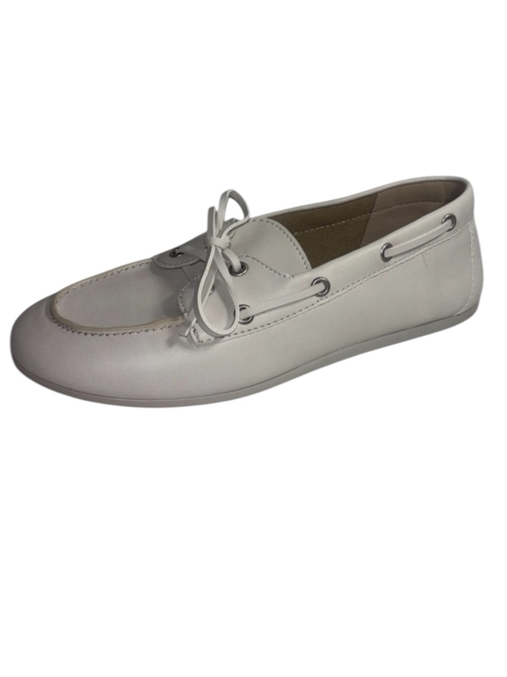 Tommy Bahama Boat Shoe Nautical Seafairer Light Gray Tie Detail Women’s Size 9